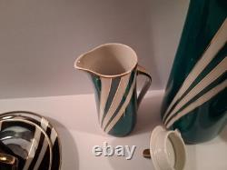 C'mielo'w Krokus Coffee Tea Set Made In Poland 1960s Vintage