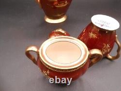 Carlton Ware Rouge Royale Vintage Hand painted Coffee Set