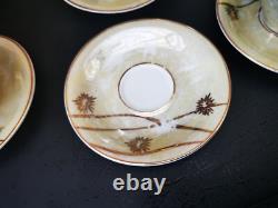 Chodziez MID Century Retro Coffee Set, Rare Gilded Modernist Vintage Coffee Set