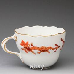 Coffee Cover (No. 5) Meissen Rich Dragon Red