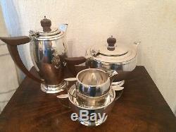 Deakin & Francis, HM 1973/4. Vintage Silver Four Piece Tea & Coffee Set. 1148g