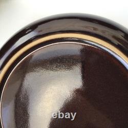 Denby Gourmet Chocolate brown Part tea Coffee set milk sugar vintage Cafe Retro