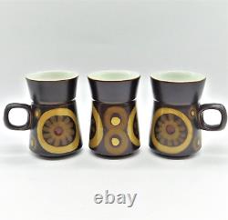 Dendy Arabesque Coffee Set Pot Cream Jug Sugar Bowl Cups Vintage