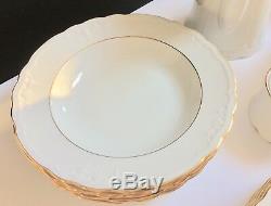 Dinner Tea & Coffee Set White Seltmann Plates Bowls Vintage Tableware