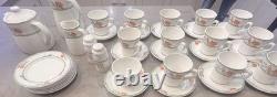 Dudson Lugano Vintage Tea/coffee Serving Set With Milk Jug, Sugar Bowl&Plates