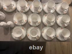 Dudson Lugano Vintage Tea/coffee Serving Set With Milk Jug, Sugar Bowl&Plates