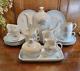 Excellent Bing & Grondahl Falling Leaves Tea/coffee Set For 8 With Pot