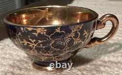Echt Kobalt Bavarian Porcelain Tea/Coffee Set Kobalt Blue With 24kt Gold Trim VTG