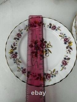 Elegant Floral Bone China Royal Stafford Chic Vintage Coffee Set Lot