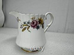 Elegant Floral Bone China Royal Stafford Chic Vintage Coffee Set Lot