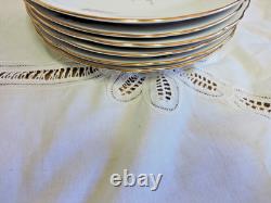 Elegant Vintage Chocolate / Coffee Set 21 pc Floral with Gold Trim FREE SHIP