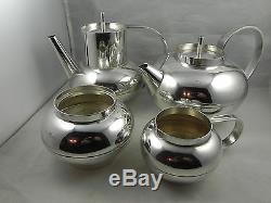 Elegant Vintage Christofle Coffee & Tea Set With Creamer & Sugar