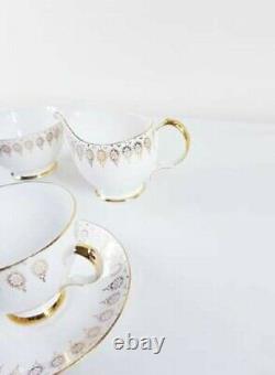 Elegant Vintage Queen Anne 8 piece Bone China Coffee Service