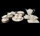 Eschenbach Bavaria Germany 40 Piece Tea / Coffee Set White With A Gold Rim