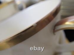 Eschenbach Bavaria Germany 40 Piece Tea / Coffee Set White With A Gold Rim