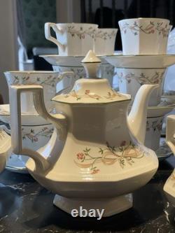 Eternal Beau Vintage Tea & Coffee Set With Cake Stand, 14 Cups & Saucers