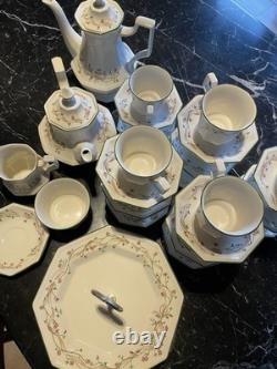 Eternal Beau Vintage Tea & Coffee Set With Cake Stand, 14 Cups & Saucers