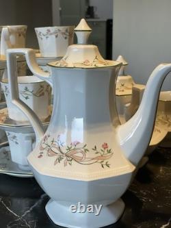 Eternal Beau Vintage Tea & Coffee Set With Cake Stand, 14 Cups & Saucers