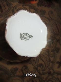 Exciting Vintage Coffeeset Coffeepot sugarbowl milkcan handpainted Roses Bavar