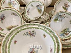 Exquisite Tea x 9 Set Vintage George Jones & Sons T Goode Audley St Art Deco