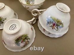 Exquisite Tea x 9 Set Vintage George Jones & Sons T Goode Audley St Art Deco