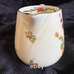 Extensive Vintage Crown Staffordshire Coffee Tea Set Collection 1930s Hollyhocks