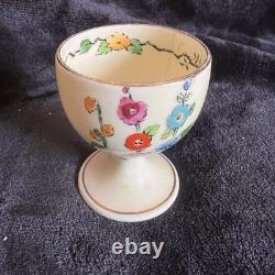 Extensive Vintage Crown Staffordshire Coffee Tea Set Collection 1930s Hollyhocks