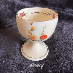 Extensive Vintage Crown Staffordshire Coffee Tea Set Collection 1930s Hollyhocks