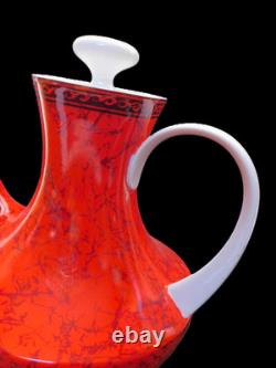 FLAMENCO BLANCO Coffee Set BIDASOA Vintage Porcelain Spain 17 Piece c1970s MCM