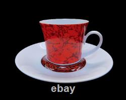 FLAMENCO BLANCO Coffee Set BIDASOA Vintage Porcelain Spain 17 Piece c1970s MCM