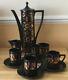 Fabulous Vintage Portmeirion Arabian Brocade Coffee Set C1968 11 Pieces