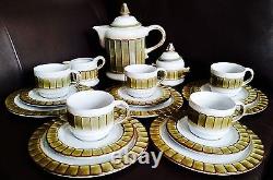 Fantastic Rare 19 Piece Vintage (1960s) West German Gerzit Stoneware Coffee Set