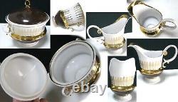 Fine Porcelain Coffee set Ukrainian Korosten Factory Ukraine USSR Vintage 60s