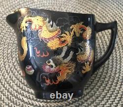 Foo Chow Vintage Dragon Lacquered 32 pcs tea/coffee set. Excellent condition