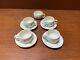 Franciscan Atomic Starburst Mcm Vintage Coffee Cups And Saucers 4