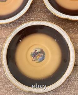 Full Vintage Demitasse/coffee Set Chodziez Pot, Creamer, Sugar, 6 Cups & Saucers