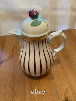 Furstenberg Germany Ophelia set coffee pot, sugar bowl, jug, cups and sauce