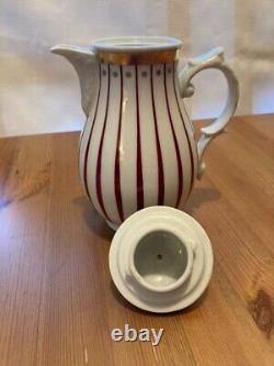 Furstenberg Germany Ophelia set coffee pot, sugar bowl, jug, cups and sauce