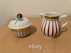 Furstenberg Germany Ophelia set coffee pot, sugar bowl, jug, cups and sauce