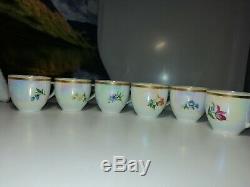 GDR porcelain coffee set vintage made in Coldicz
