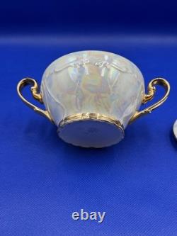 Gerbruder Benedikt. Mother Of Pearl Coffee/Espresso Set. 35 Piece. Vintage