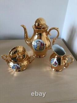 Gold plated vintage tea/coffee set
