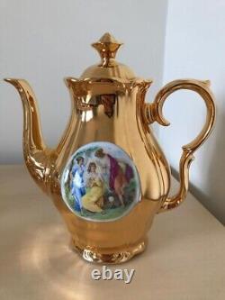 Gold plated vintage tea/coffee set