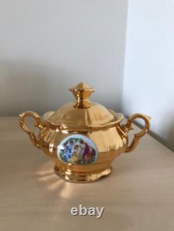 Gold plated vintage tea/coffee set