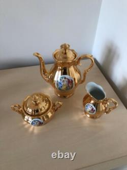 Gold plated vintage tea/coffee set