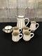 Gourmet By Denby-langley England 9 Piece Vintage Stoneware Coffee Set