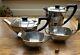 Harrods London, Vintage 4 Piece Silver Plated Art Deco Tea /coffee Service 1930s