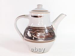 Harry & May Davis Coffee Set Vintage British Studio Pottery Crowan Cornish