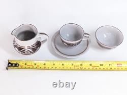 Harry & May Davis Coffee Set Vintage British Studio Pottery Crowan Cornish