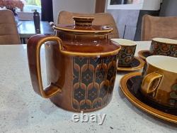 Hornsea Bronte Tea Suga Coffee Biscuit set 70s retro vintage